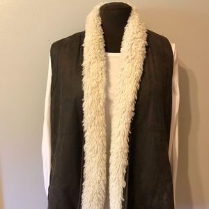 Ladies’ Faux Leather Vest